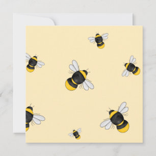 Bumble Bee Flat note card