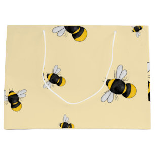Bumble Bee glossy gift bag