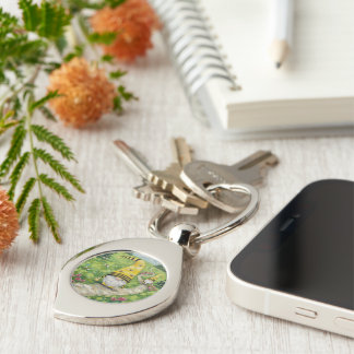 Bumble Bee Gnomes Key Ring