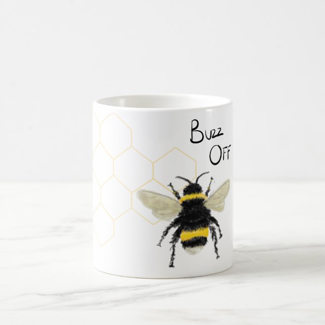 Bumble Bee Honeycomb Pun Mug (Center)