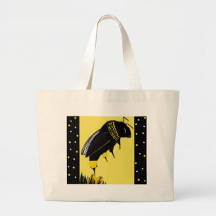 Bumble Bee Large Tote Bag