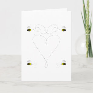 Bumble Bee Love Greeting Card