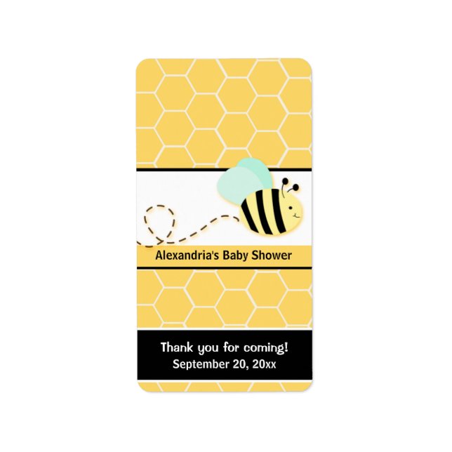 Bumble Bee Miniature Candy Wrappers Label (Front)