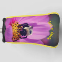 Bumble Bee On Cosmos Flower Personalised