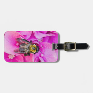 Bumble Bee On Hydrangea Luggage Tag