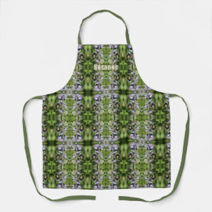 Bumble Bee On Purple Flower  Personalised  Apron