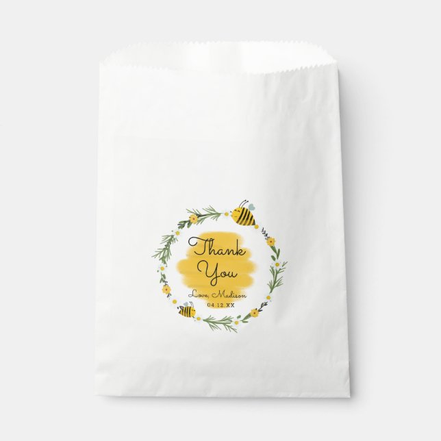 Bumble Bee Party Favour Bags | Bee Day (Front)