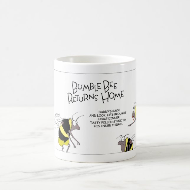 Bumble Bee returns home Coffee Mug (Center)