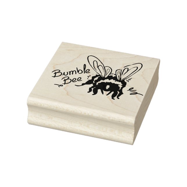 Bumble Bee Rubber Stamp (Stamp)