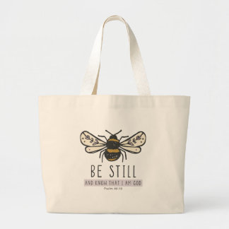bumble bee scripture tote bag