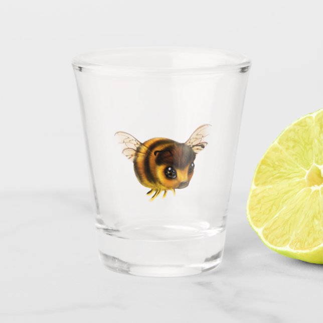 Bumble Bee Shot Glass (Front)