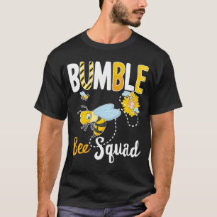 Bumble Bee Squad, Bumblebee Team Group, Cute Gift T-Shirt