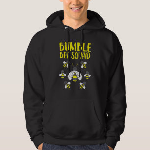 Bumble Bee Squad Funny Bumblebee Friends Team Men  Hoodie