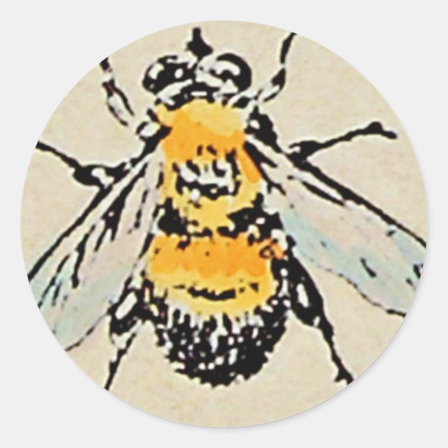 Bumble Bee Sticker (Front)