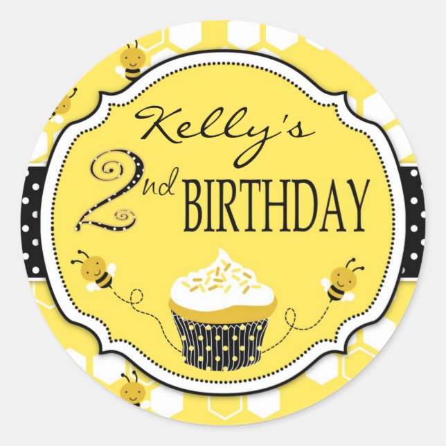 Bumble Bee Sticker R2 (Front)