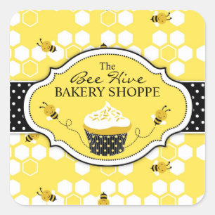 Bumble Bee Sticker SQBIZ