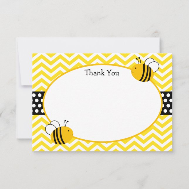 Bumble Bee Thank You Cards (Front)