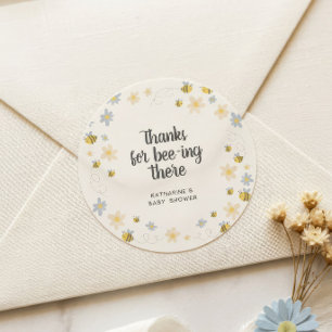 Bumble Bee Thank You Stickers – Thanks for Bee-ing