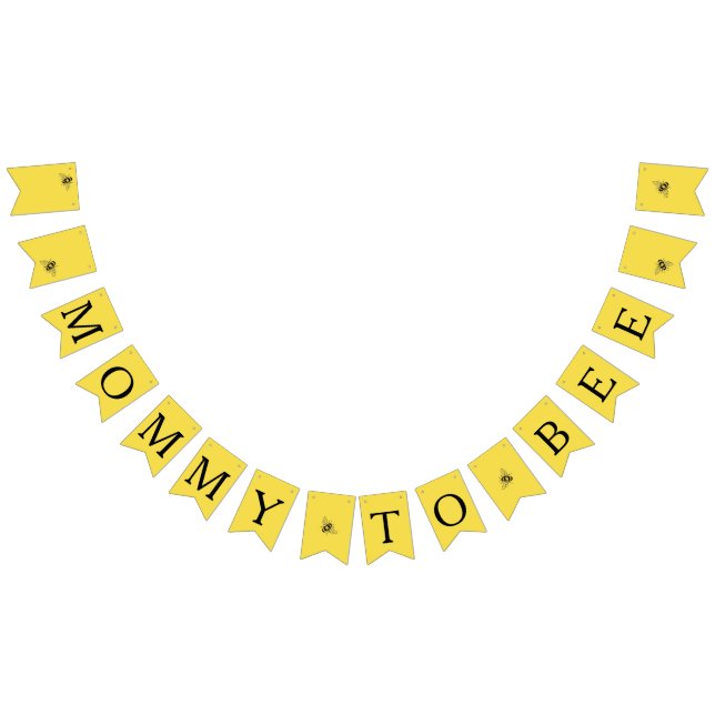 Bumble bee theme baby bee shower bunting  (All)