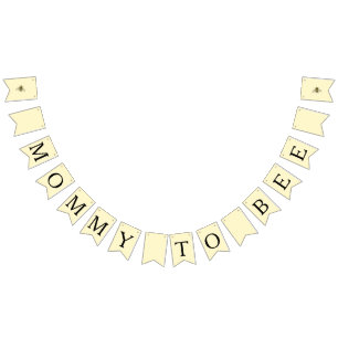 Bumble bee theme baby bee shower bunting 
