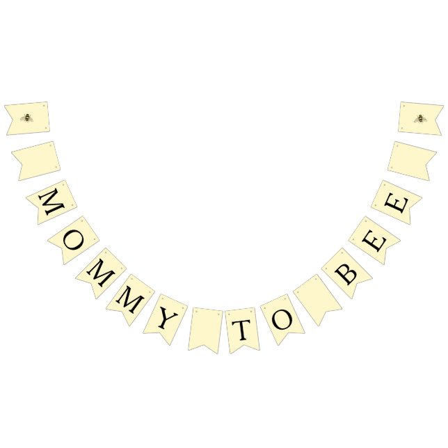 Bumble bee theme baby bee shower bunting  (All)