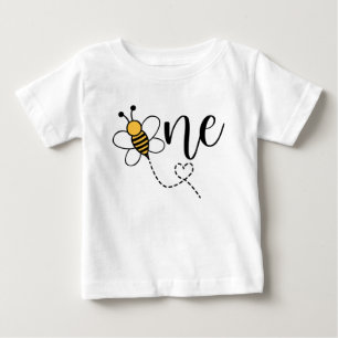 Bumble Bee Themed ONE 1st Birthday Baby T-Shirt