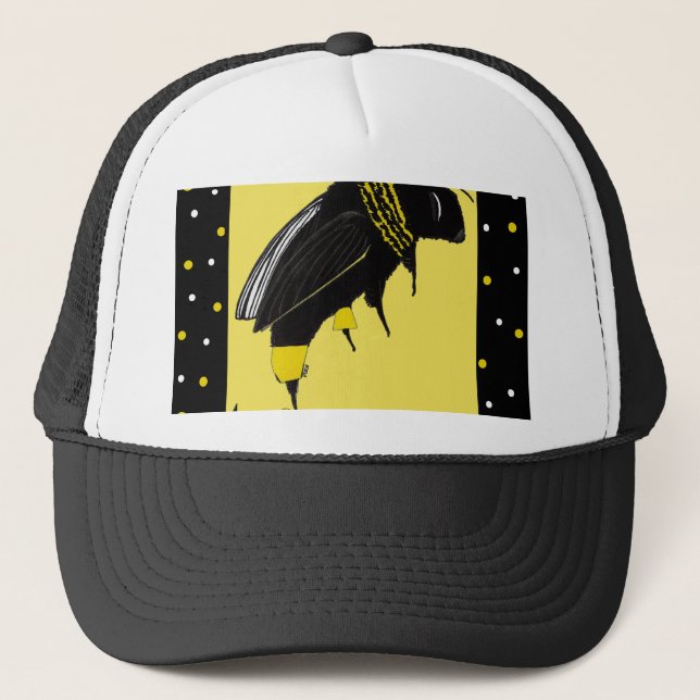 Bumble Bee Trucker Hat (Front)