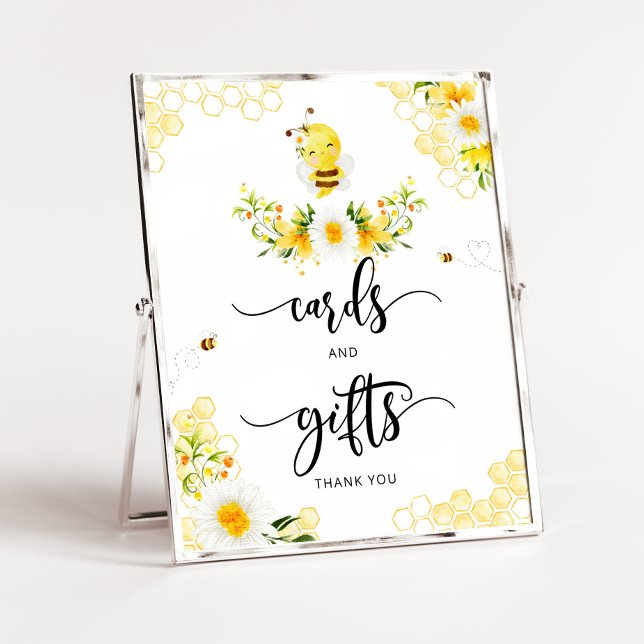 Bumble Bee watercolor cards and gifts sign (Creator Uploaded)