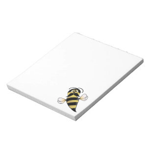 Bumble Bee with Moustache Notepad