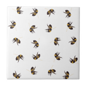 Bumble Bees Ceramic Tile