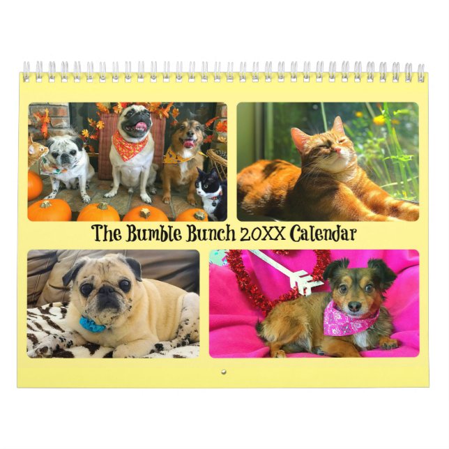 Bumble Bunch 2020 Calendar (Cover)