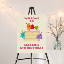 Bumble Nums Birthday Cake Welcome