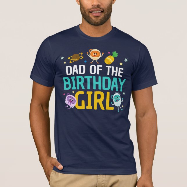 Bumble Nums Dad of the Birthday Girl Shirt (Front)