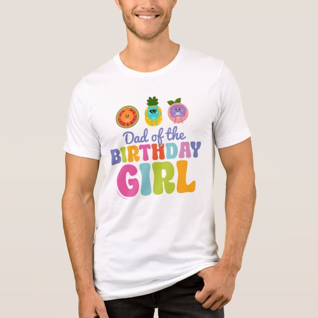 Bumble Nums Summer Birthday Dad Tri-Blend Shirt (Front)