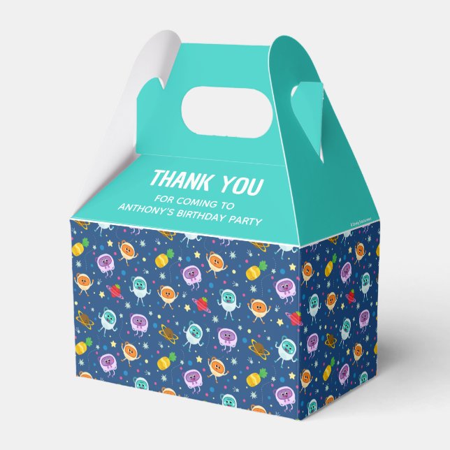 Bumble Nums Summer Birthday Thank You Favour Box (Front Side)