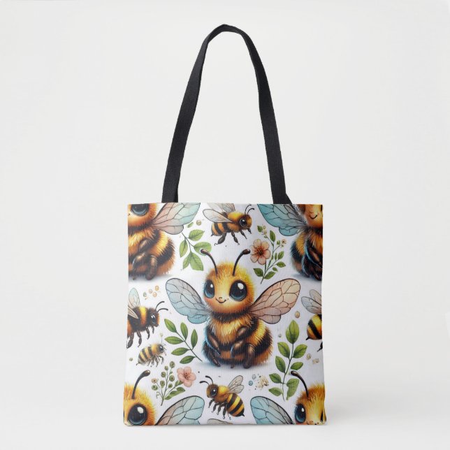 Bumble of Joy Tote Bag (Front)
