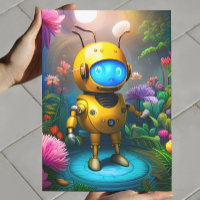Bumble The Robot | Digital Art Poster