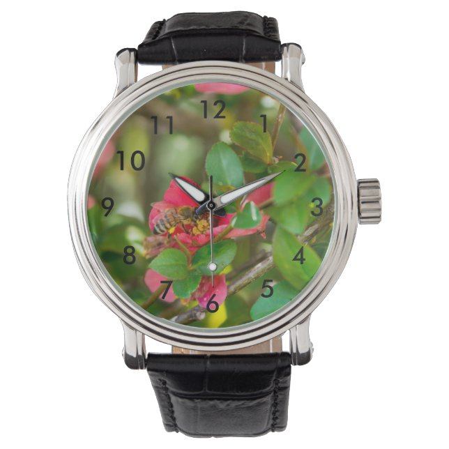 Bumblebee And Azalea Watch (Front)