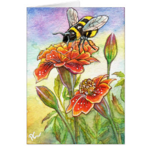 Bumblebee And Marigold