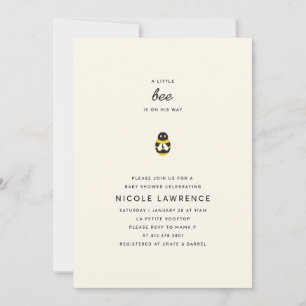 Bumblebee Baby Shower Invitation