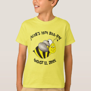 Bumblebee Bee-Day Personalised Birthday Party T-Shirt