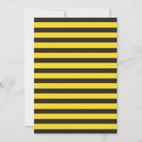 Bumblebee Black Yellow Horizontal Lines Bumble Bee