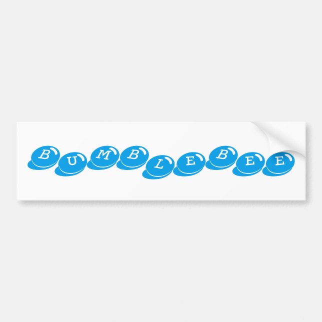 Bumblebee Bumper Sticker (Front)