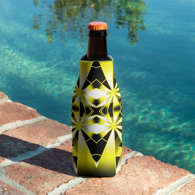 Bumblebee Colour Gradient Perspective Drawing Bottle Cooler (In Situ Pool)