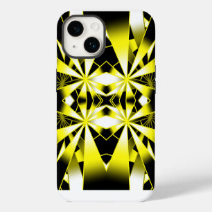 Bumblebee Colour Gradient Perspective Drawing iPhone 14 Case