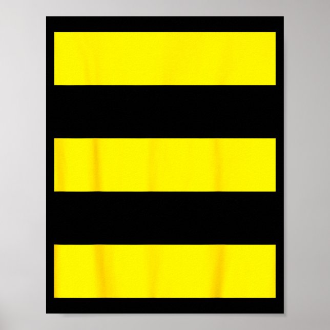 Bumblebee Costume Shirt Great Halloween Christmas  Poster (Front)