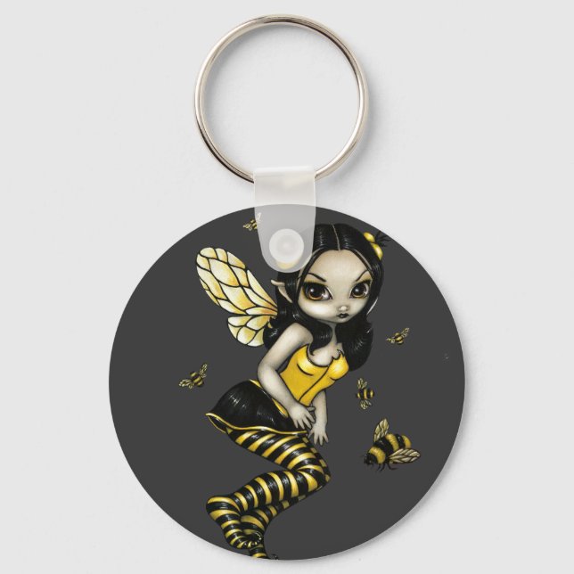 "Bumblebee Fairy" Keychain (Front)