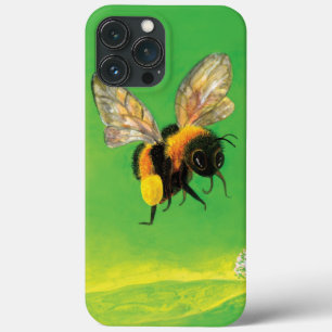 Bumblebee flying illustration iPhone 13 pro max case