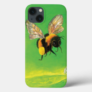 Bumblebee flying illustration iPhone 13 case