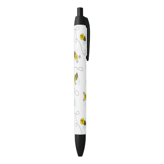 Bumblebee Flying Yellow Black Bumble Bee Ink Pen (Bottom (Vertical))